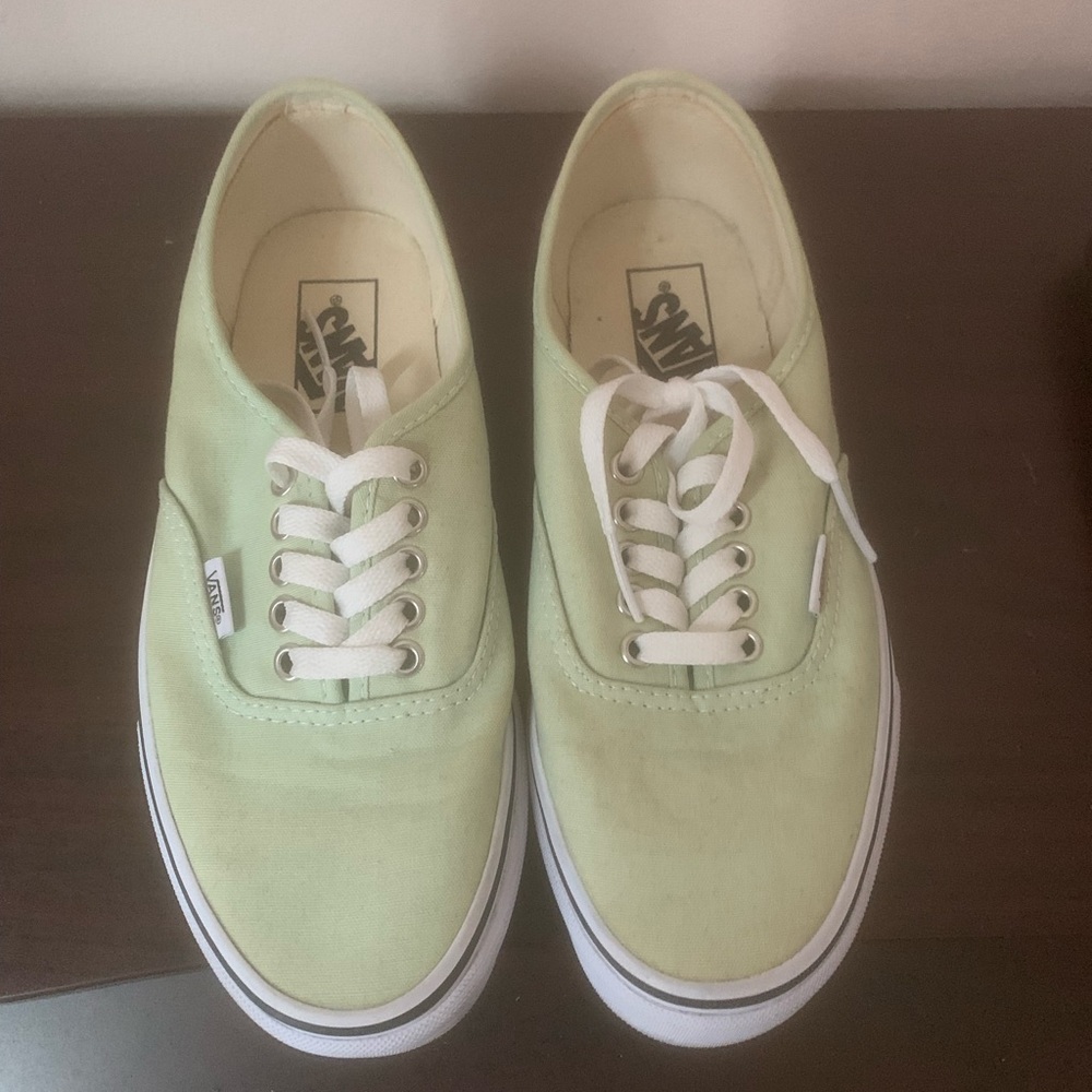 Vans Authentic in mint green